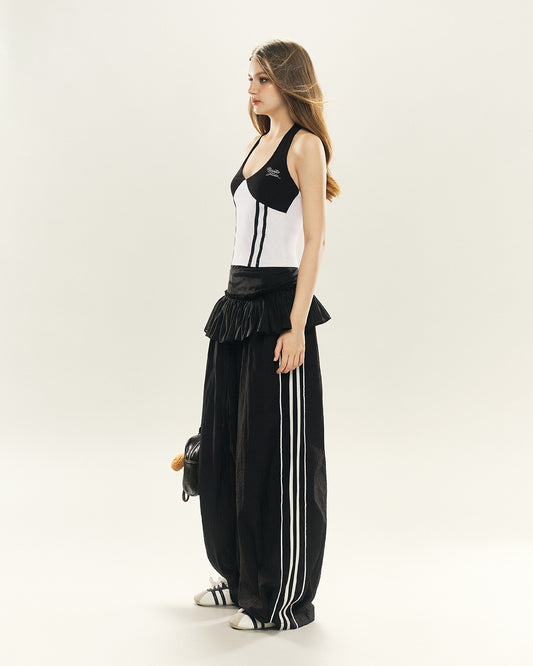 Set Mono Halter Top & Shadow Flow Pant